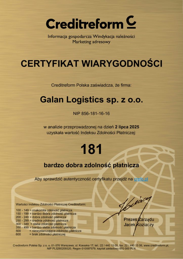 Certyfikat-wiarygodności_Galan-Logistics-sp.-z-o.o._2025-07-02