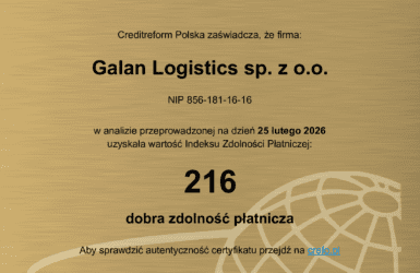 Certyfikat wiarygodności